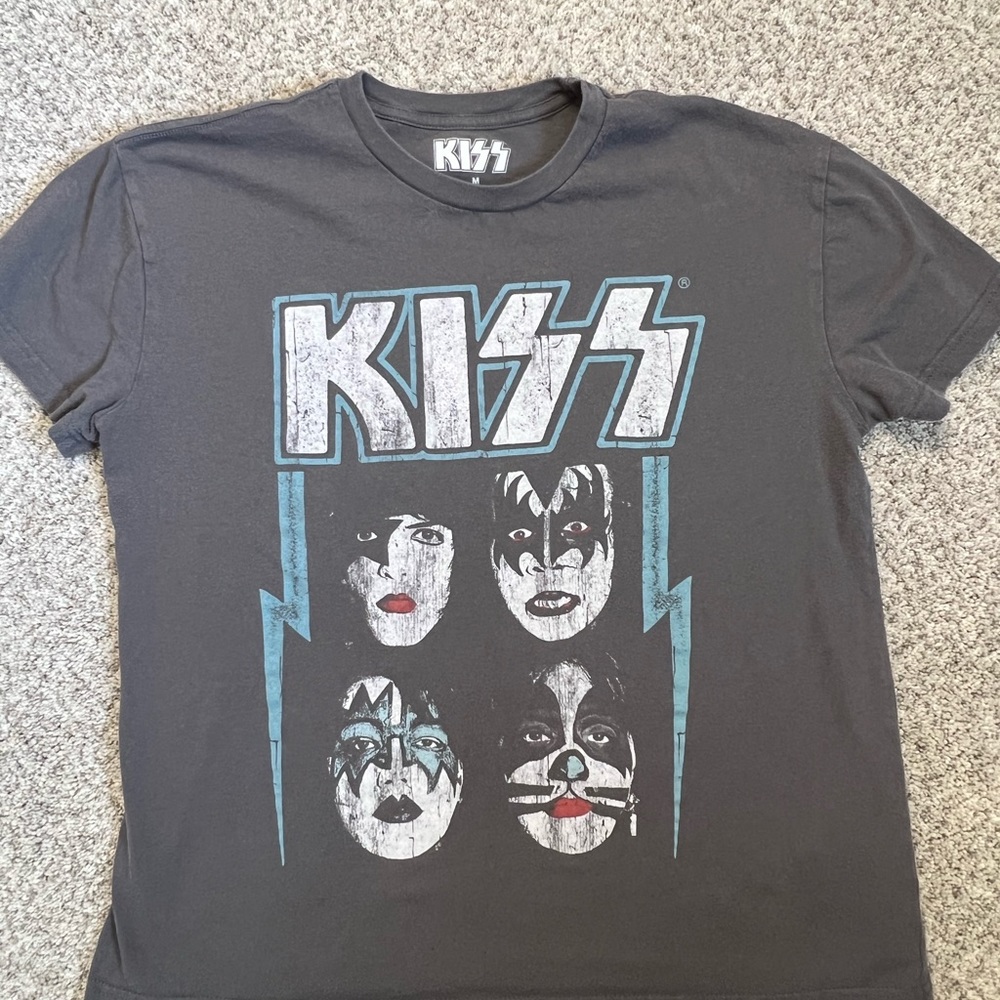 KISS T-shirt Medium Gray